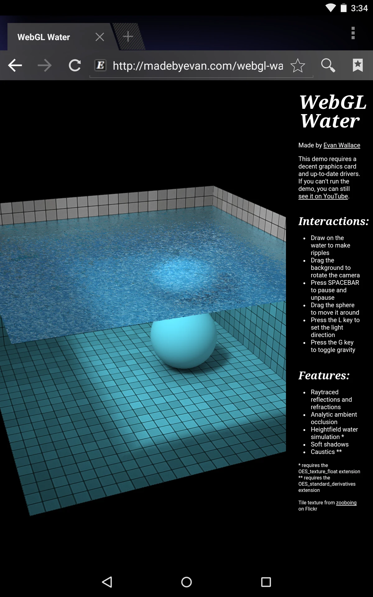 Android System WebView screenshot