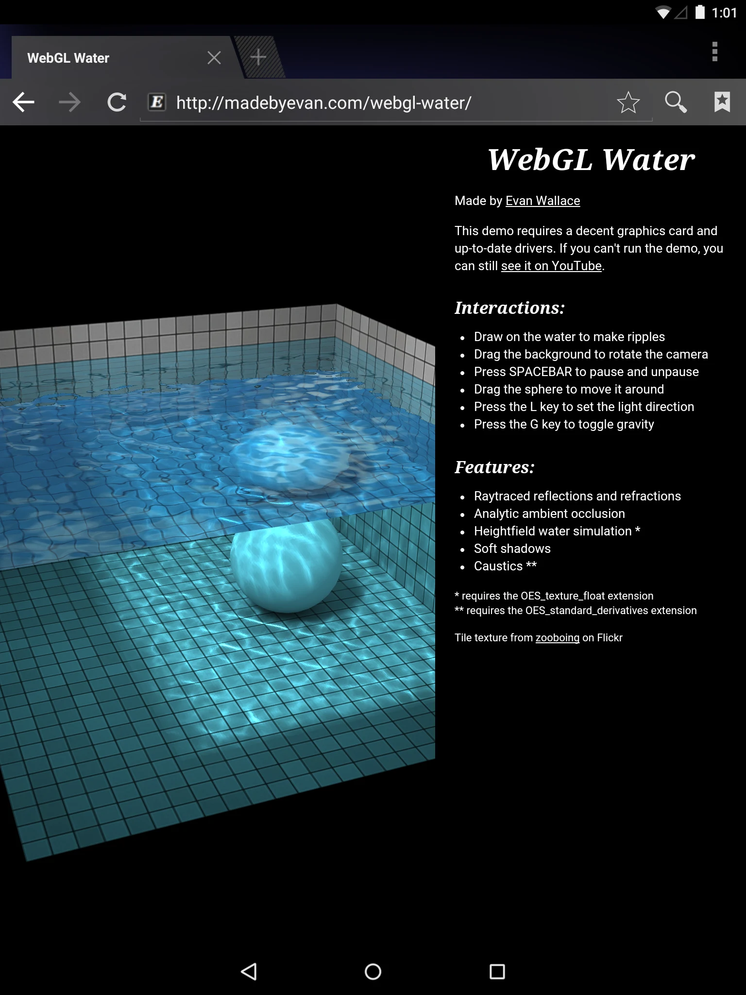 Android System WebView screenshot